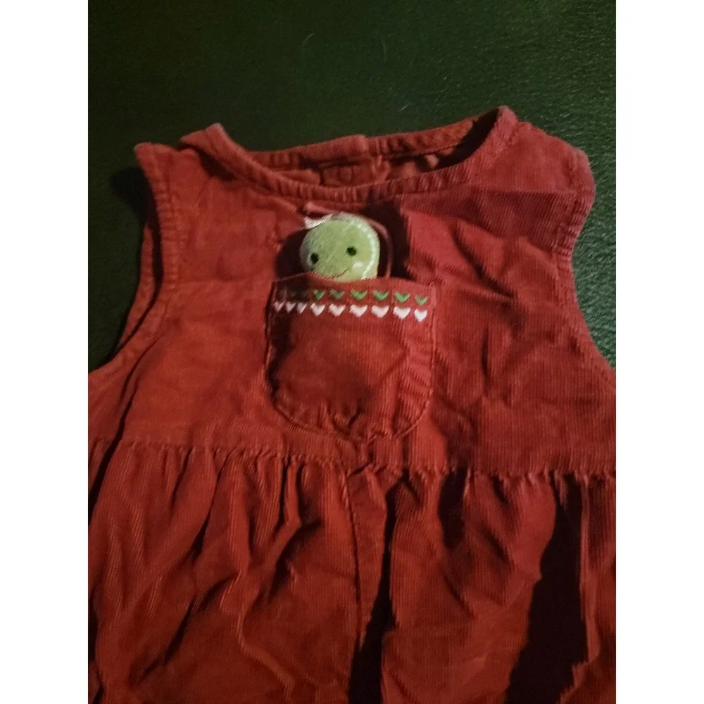 Gymboree layette line gingerbread cookies pocket pal romper 6 12 months‎